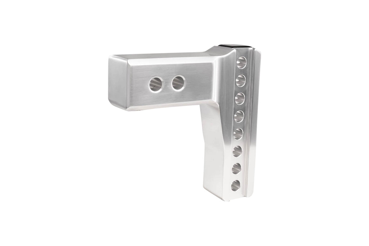 BulletProof Hitches 2.5" Aluminum Medium Duty Hitch 4" Drop/Rise w/ Stainless Steel Dual Ball