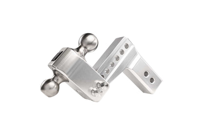 BulletProof Hitches 2.5" Aluminum Medium Duty Hitch 4" Drop/Rise w/ Stainless Steel Dual Ball