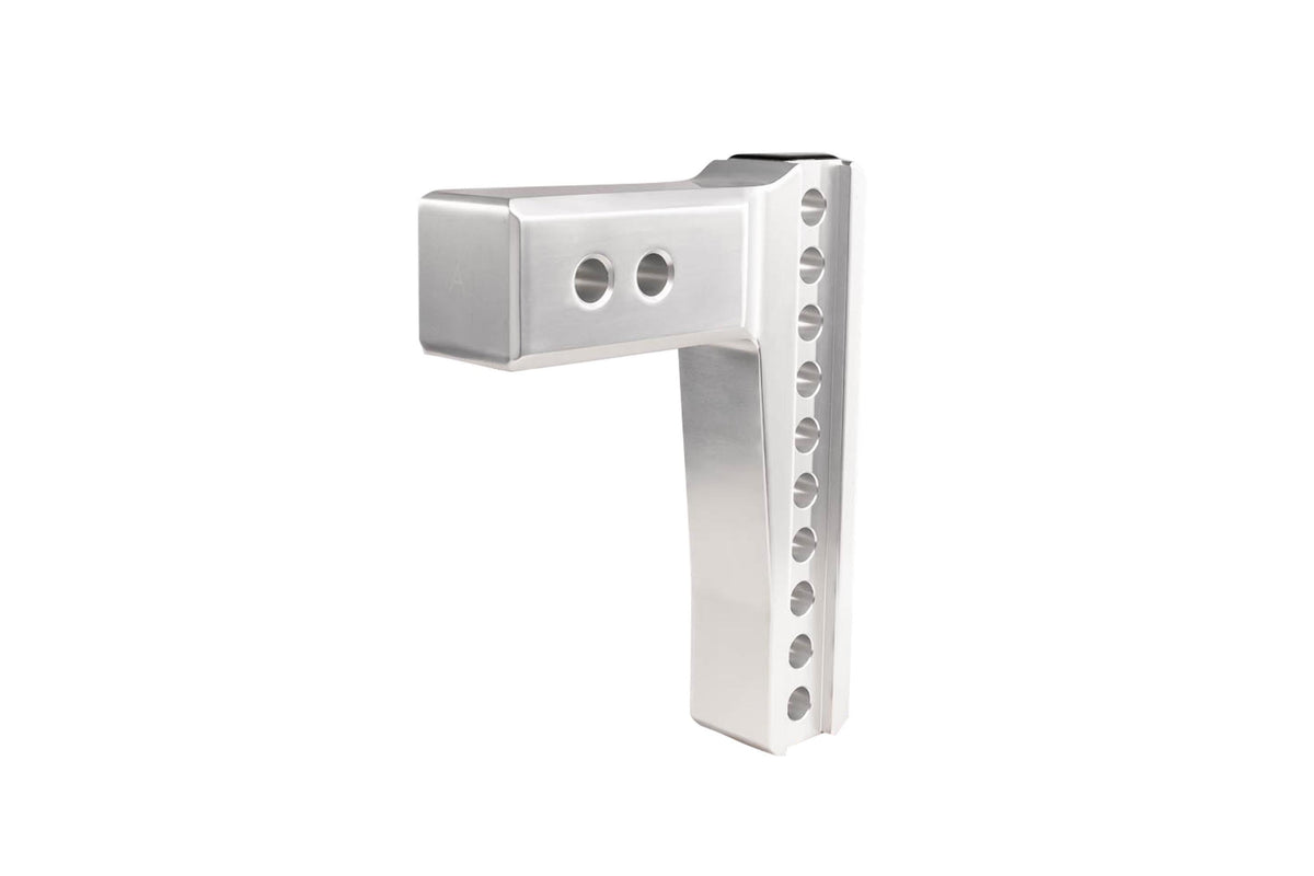 BulletProof Hitches 2.5" Aluminum Medium Duty Hitch 6" Drop/Rise w/ Stainless Steel Dual Ball