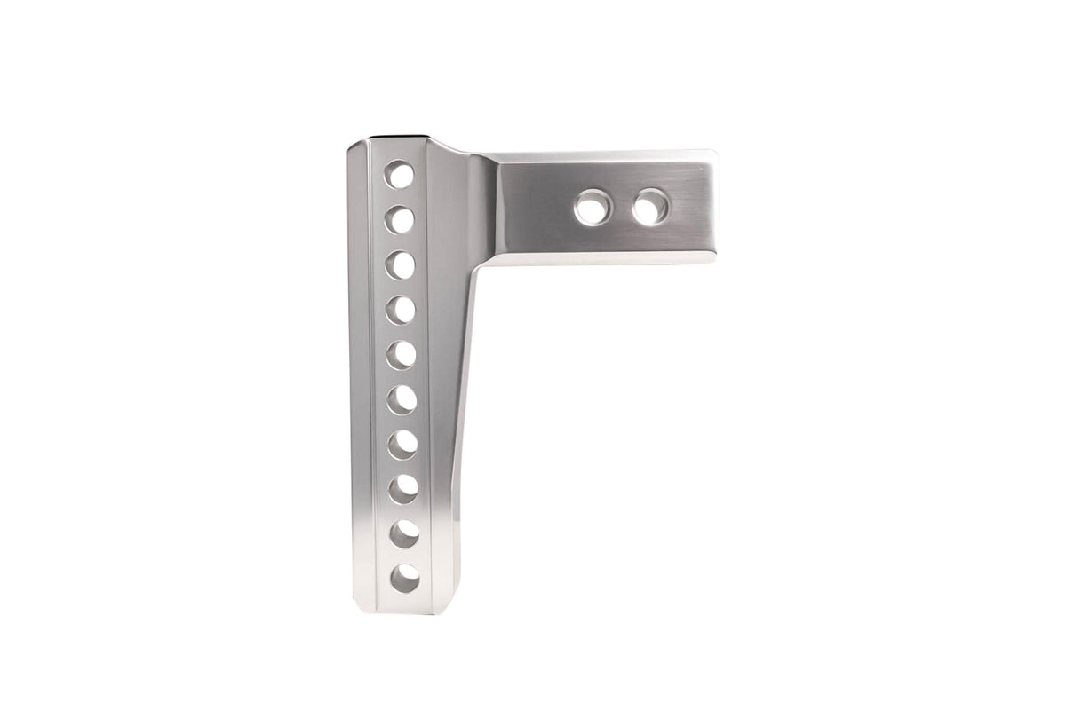 BulletProof Hitches 2.5" Aluminum Medium Duty Hitch 6" Drop/Rise w/ Stainless Steel Dual Ball