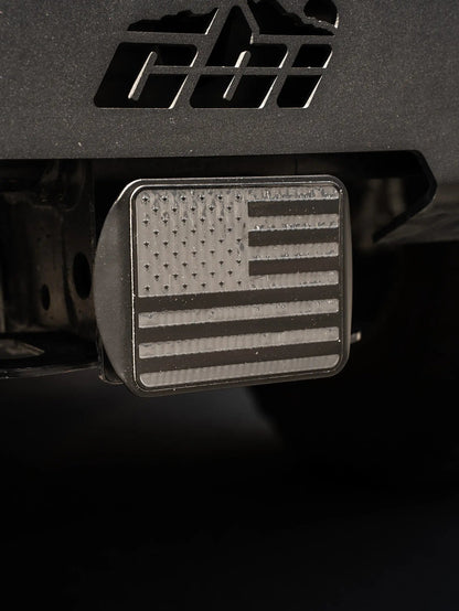 Tacoma Lifestyle American Flag Hitch Cover