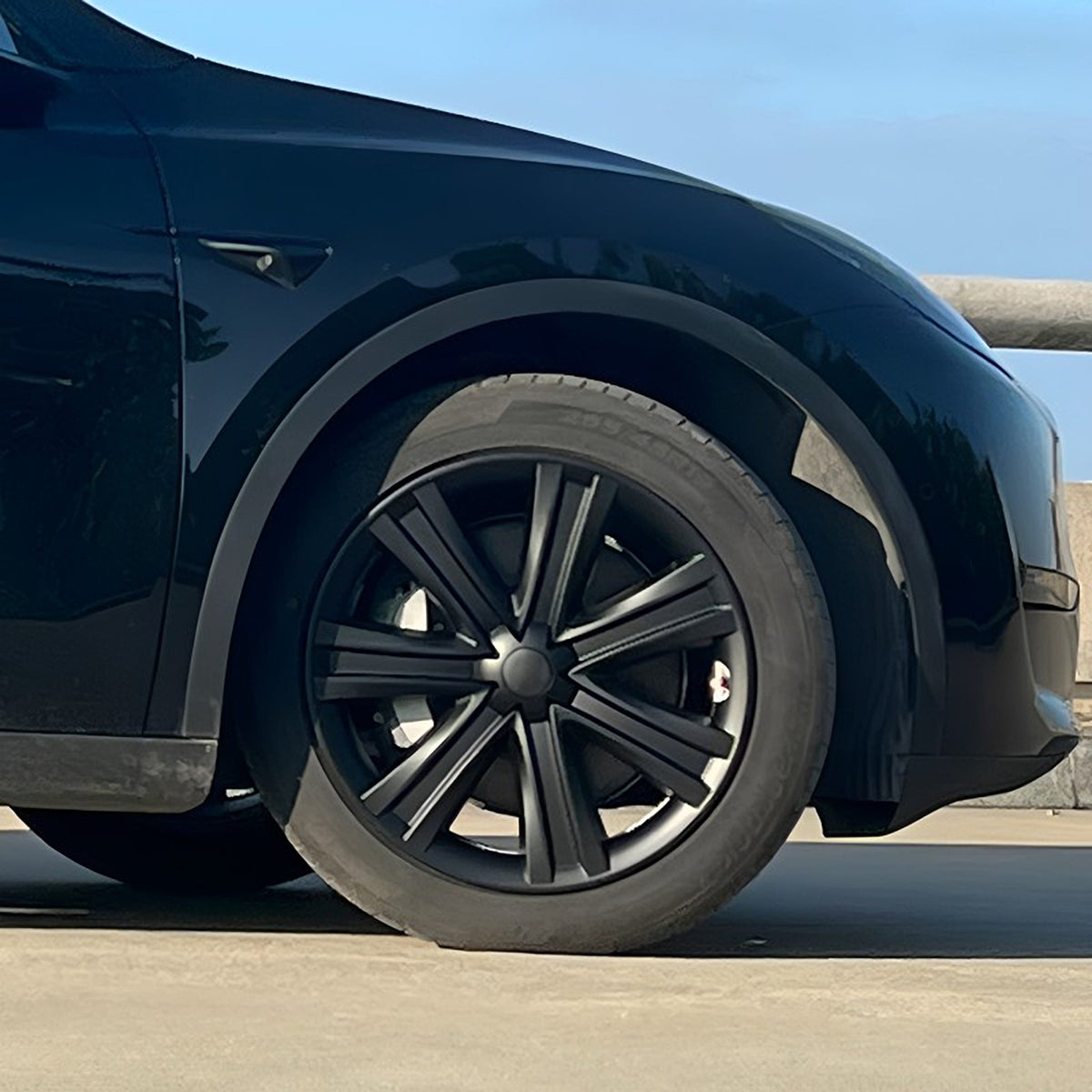 Yeslak Single Replacement Wheel Cover For Tesla Model Y 19'' Gemini Wheels & Model S 19" Tempest Wheels ((1 Piece))