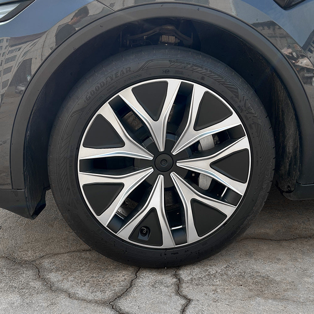 Yeslak Arachnid 3.0 Style 19" Wheel Covers for Tesla Model Y L 6-Seater