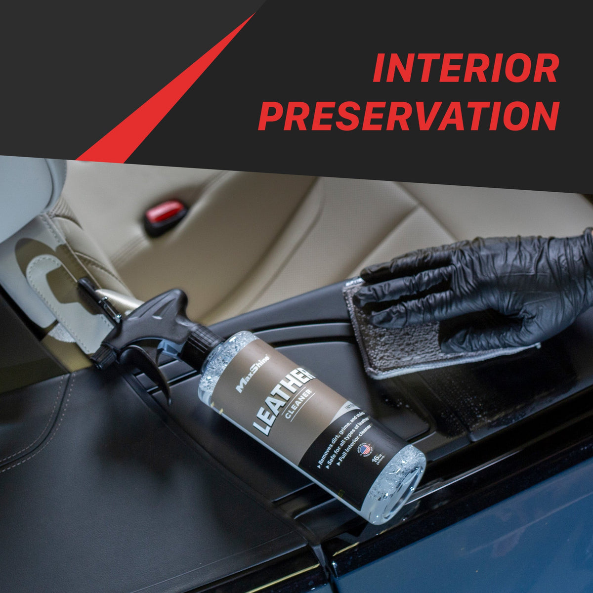 MaxShine Leather Cleaner - 16oz