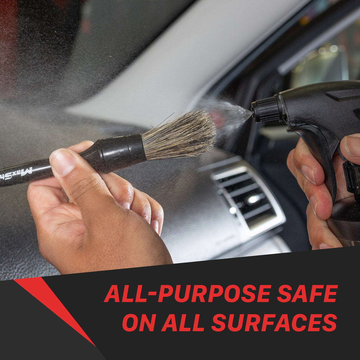 MaxShine Premium Interior & Exterior Detailing Brushes