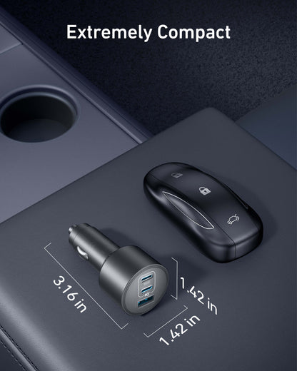 Anker Nano Car Charger 167.5W 3-Port Fast Charger - image 5