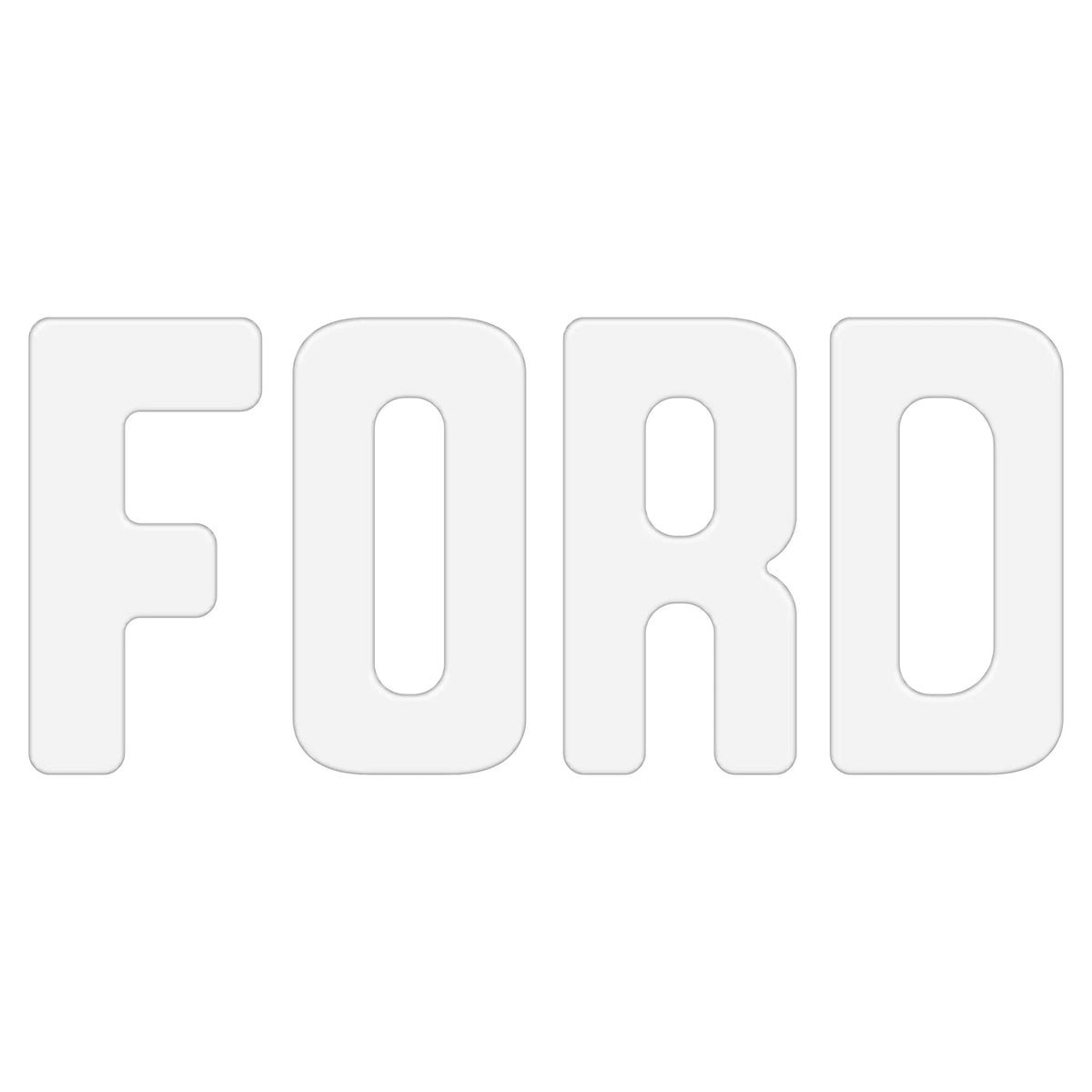 Tufskinz.com Slideout Tailgate Letter Inserts Fits 2021-2027 Ford Bronco