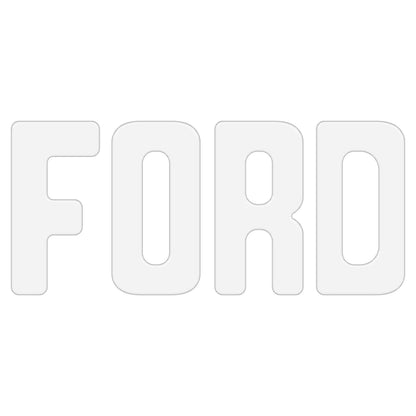 Tufskinz.com Slideout Tailgate Letter Inserts Fits 2021-2027 Ford Bronco