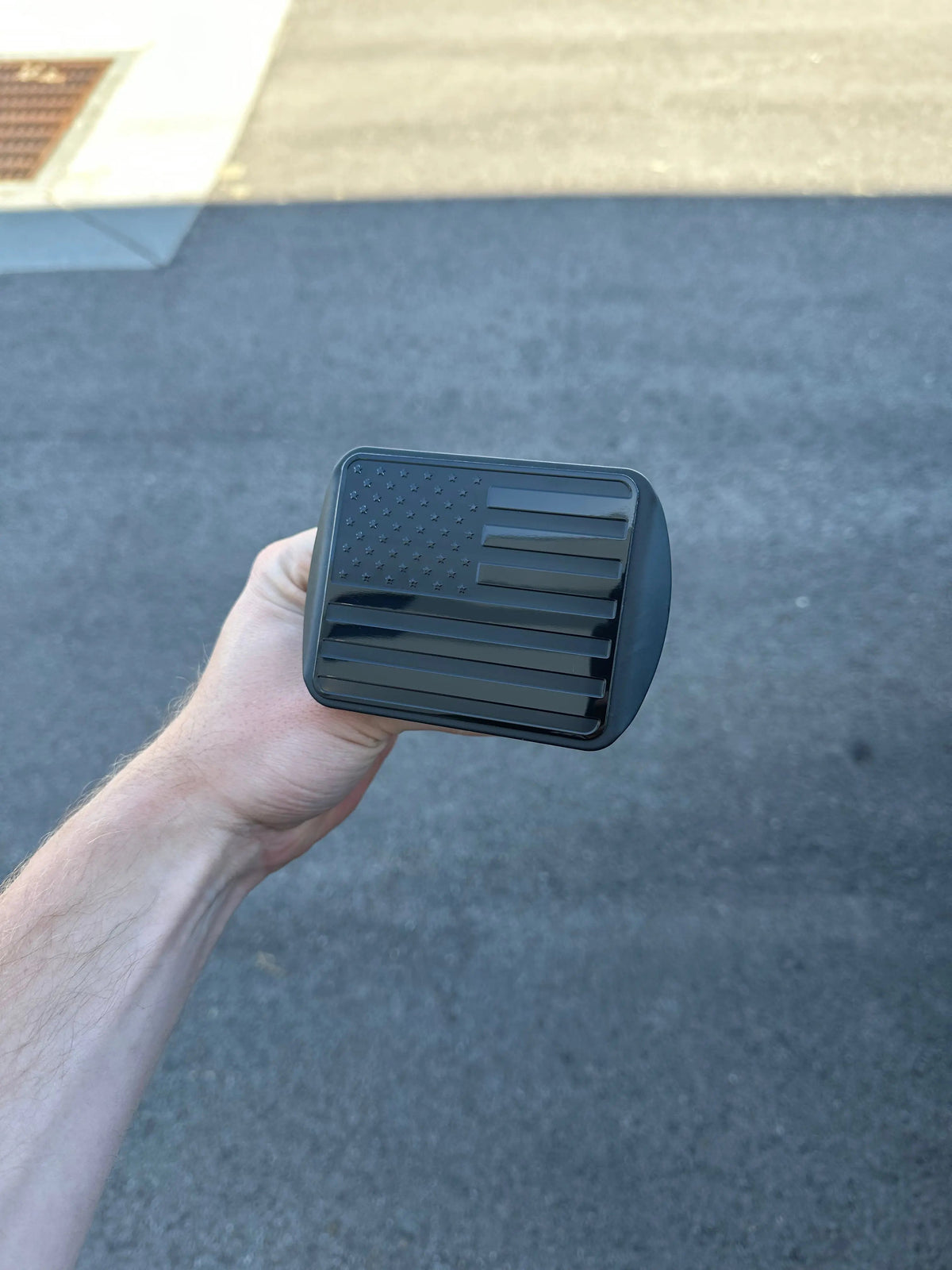 Tacoma Lifestyle American Flag Hitch Cover