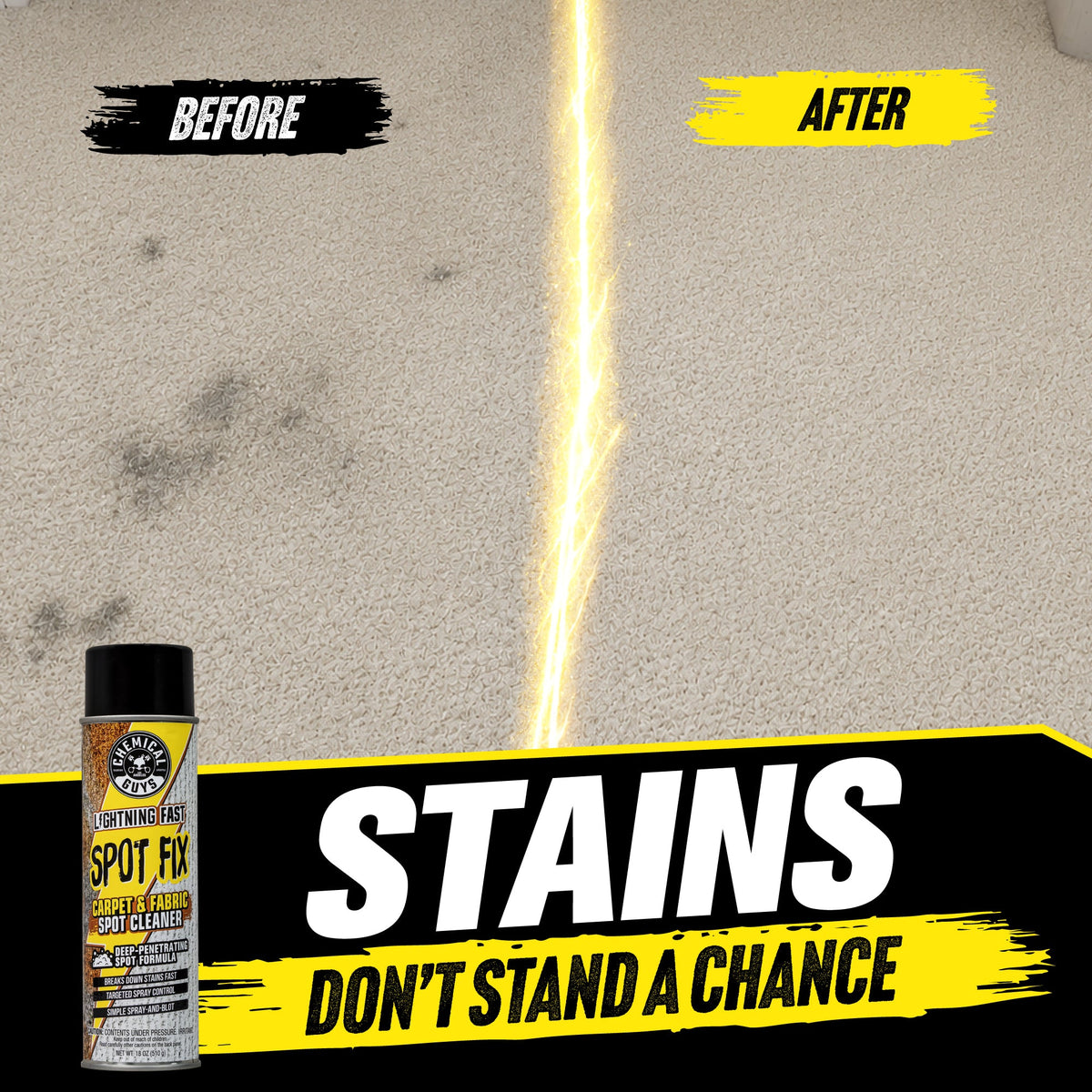 Chemical Guys Lightning Fast Spot Fix Carpet & Fabric Spot Cleaner