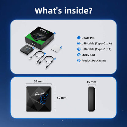 Ottocast U2AIR Pro Wireless CarPlay Adapter - image 7