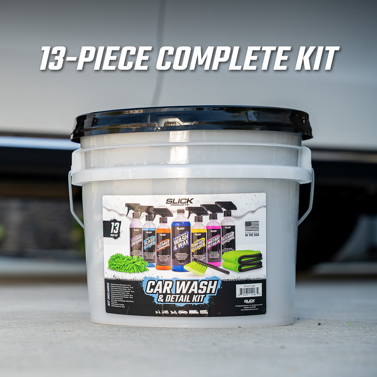 Slick Products Car Wash & Detail Kit