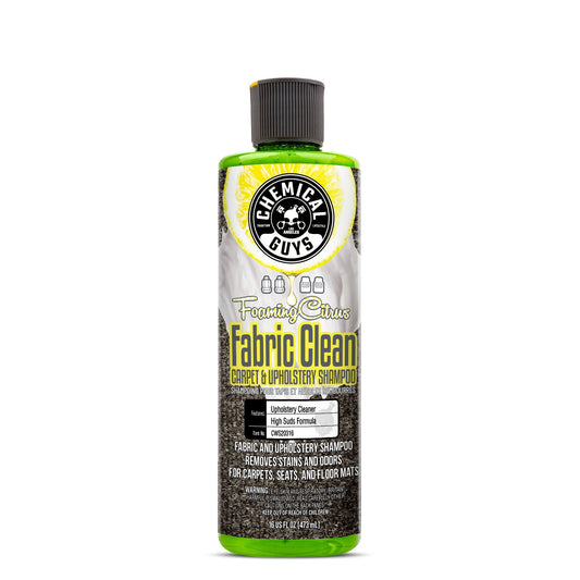 Chemical Guys Foaming Citrus Fabric Clean Carpet & Upholstery Shampoo