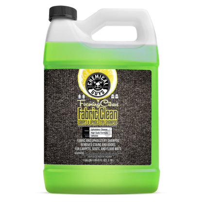 Chemical Guys Foaming Citrus Fabric Clean Carpet & Upholstery Shampoo