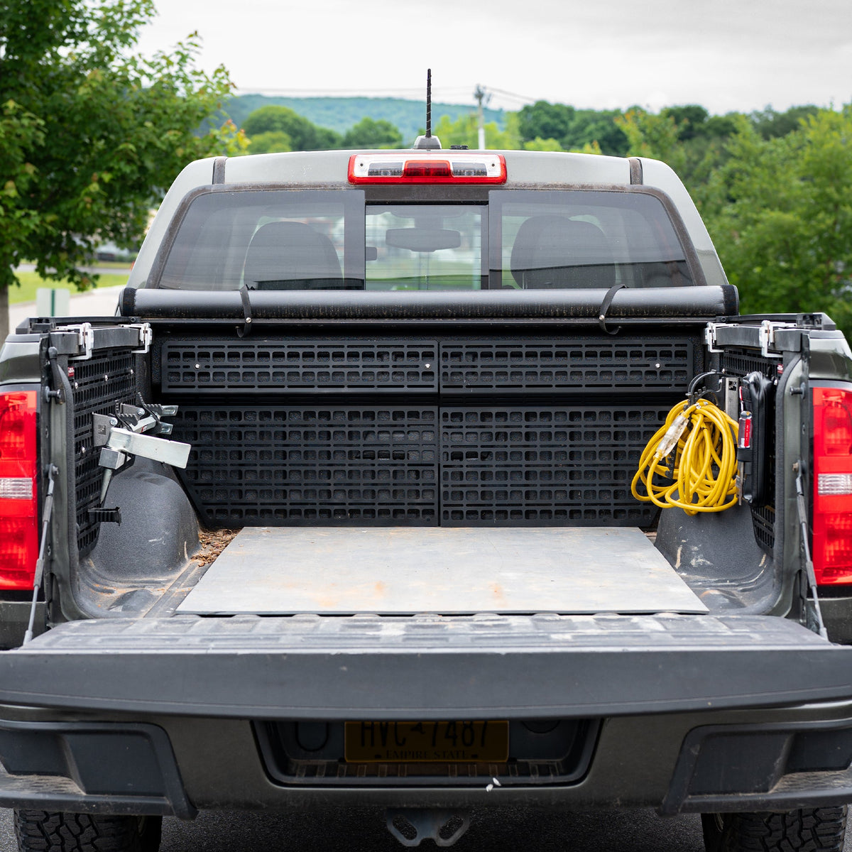 BuiltRight Industries Bedside Rack MOLLE Panel System | Chevrolet Colorado & GMC Canyon (2015-2022)