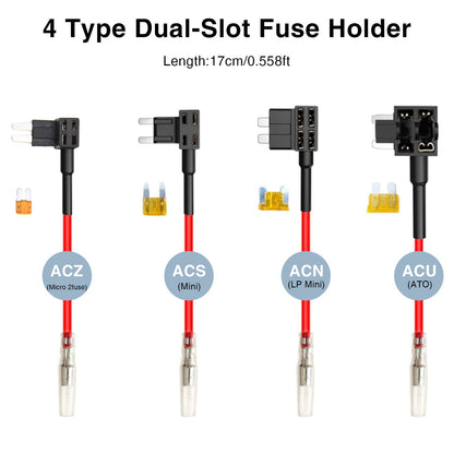 CARPURIDE Type-C 12V - 24V to 5V/2A Max Car Charger Cable kit