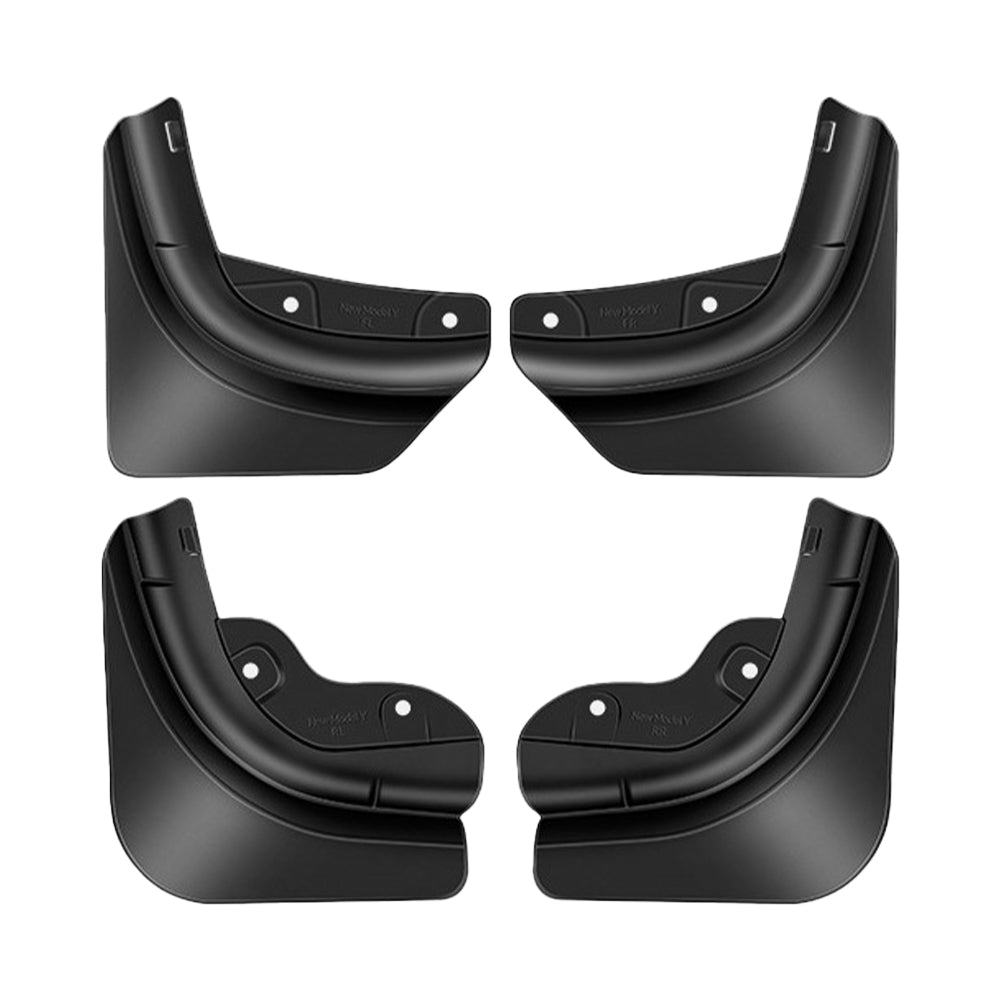 Yeslak Custom-Fit Mud Flaps for 2025+ Tesla Model Y Juniper | Premium TPE Splash Guards | No-Drill Installation & Paint