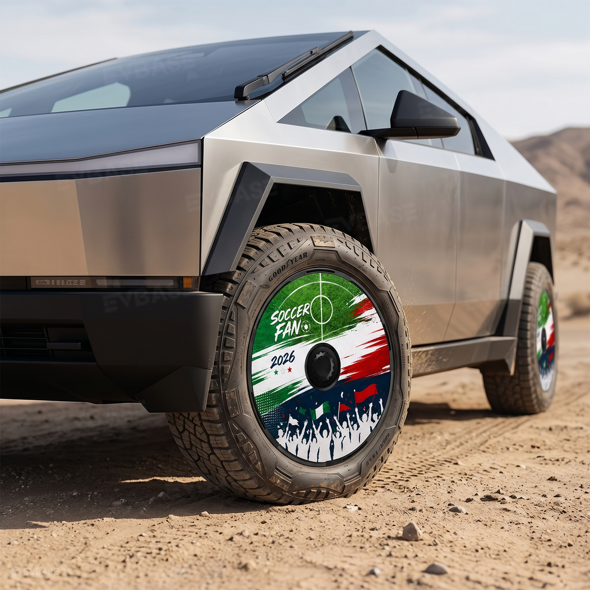 EVBASE Cybertruck Aero Wheel Covers 18/20 Inch Wheels Hubcaps for Tesla