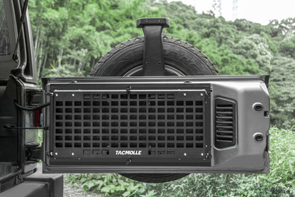 TACMOLLE Tailgate Storage Box with Concealed Table for Jeep Wrangler JK JL 2007–2025
