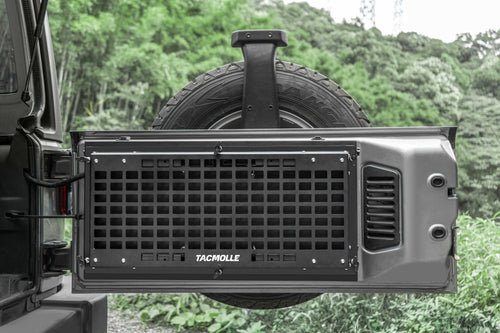 TACMOLLE Tailgate Storage Box with Concealed Table for Jeep Wrangler JK JL 2007–2025