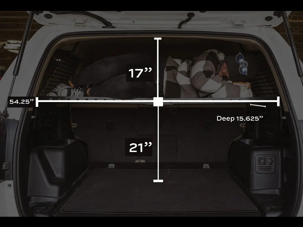 Cali Raised LED Rear Molle Cargo Tray For 2010-2024 4Runner