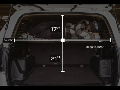 Cali Raised LED Rear Molle Cargo Tray For 2010-2024 4Runner