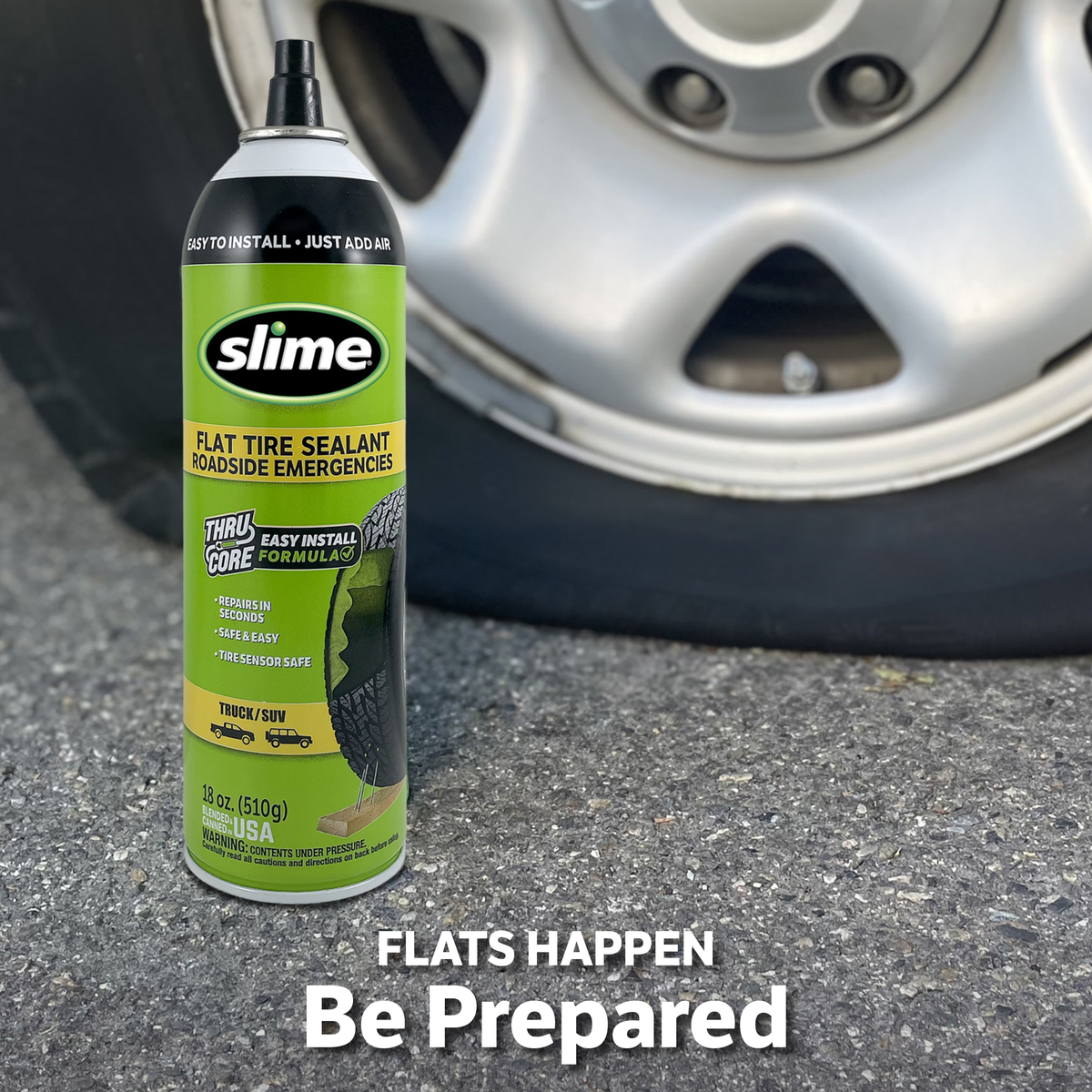 Slime Emergency Tire Sealant - 18 oz