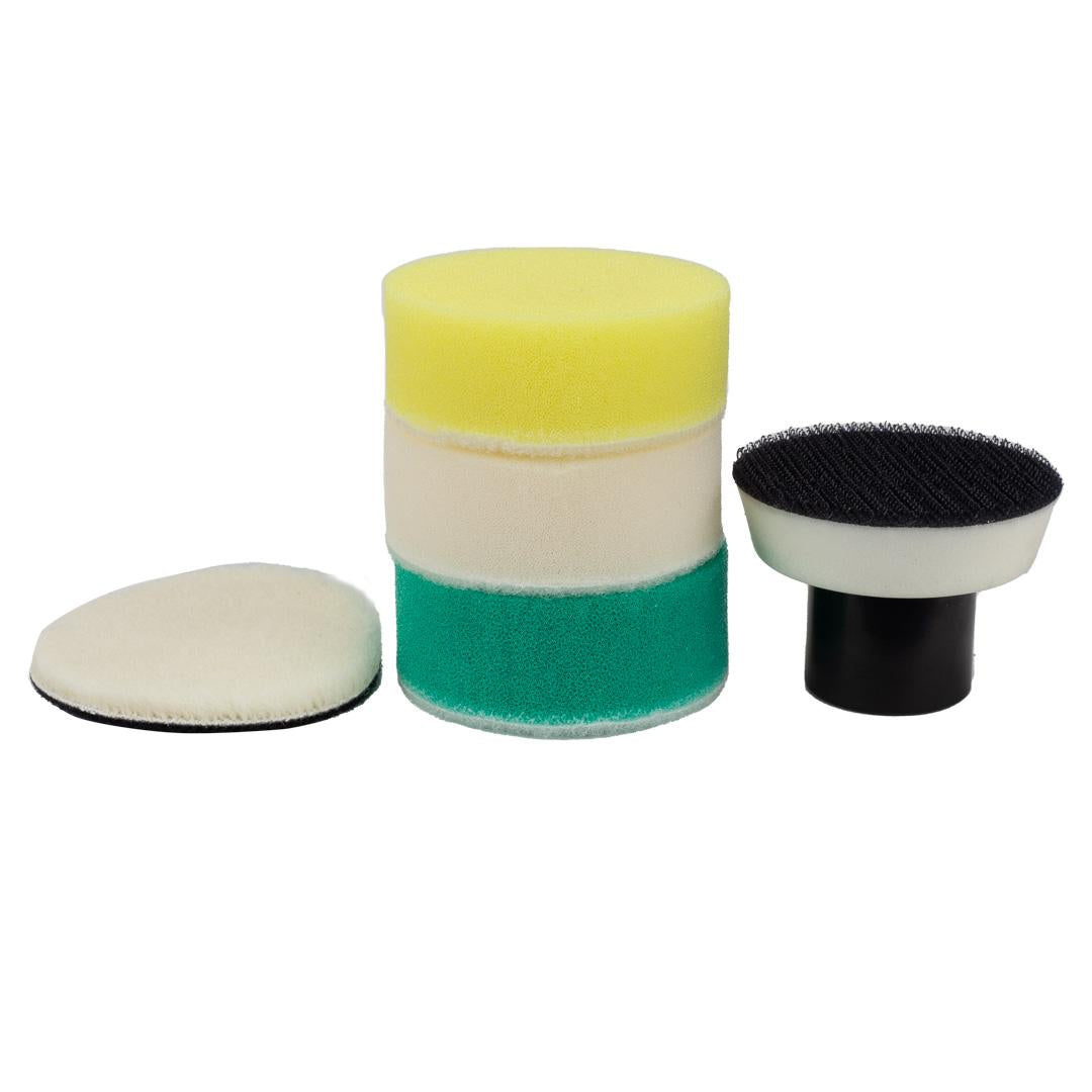 MaxShine Buffing Pads for Cars | Rotary Polishing Kit - 1in, 2in, 3in