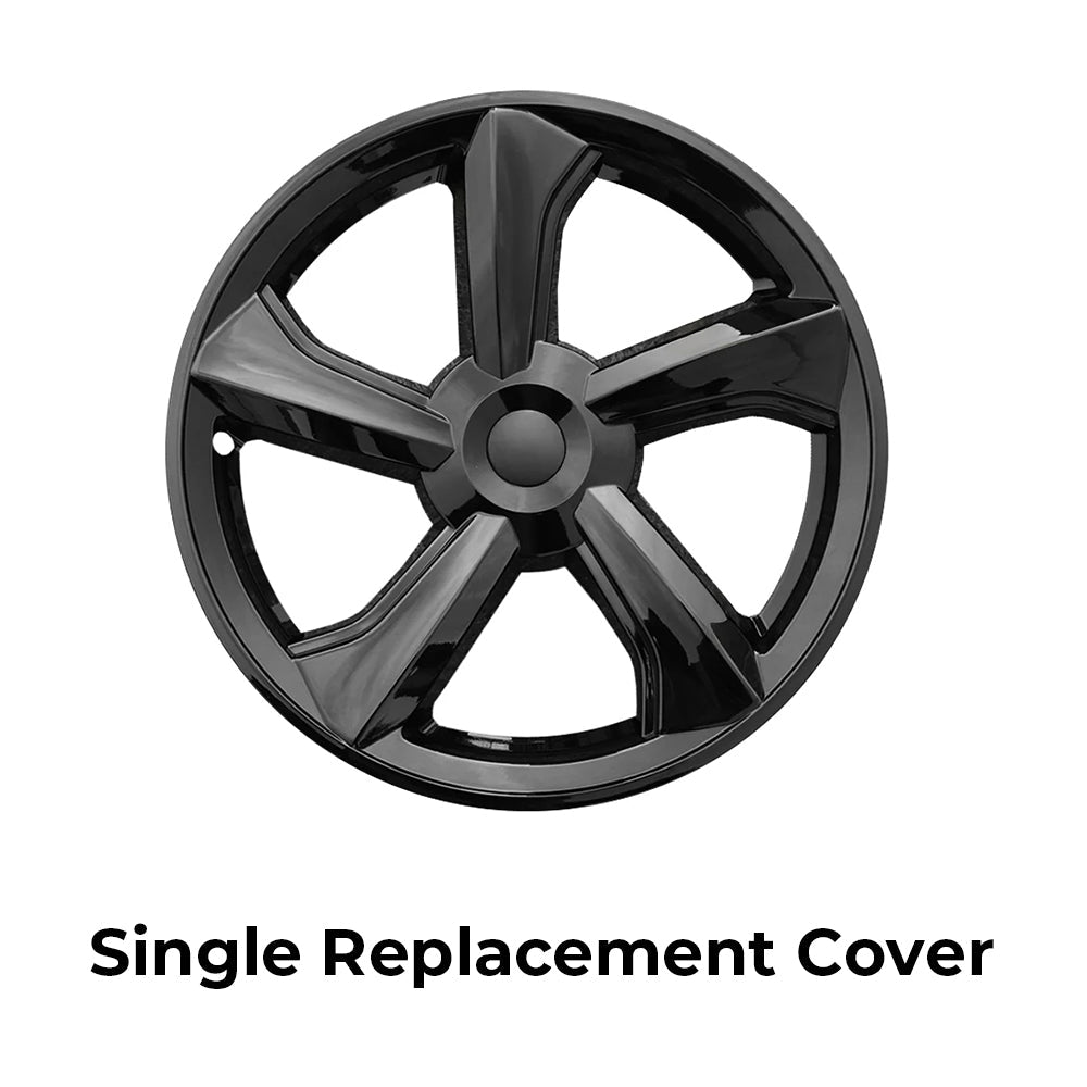 Yeslak 2025+ Tesla Model Y Juniper 19’’ Crossflow Wheel Cover Replacement | OEM-Style Black Rim Protectors