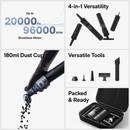 HOTO AutoCare Plus Air Duster & Vacuum