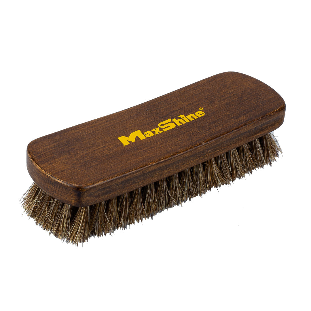 MaxShine Horse Hair Brush for Cleaning Upholstery