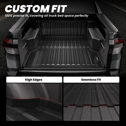 LASFIT Fit for 2022-2026 Hyundai Santa Cruz 4.3FT(52.1" ) Heavy Duty Custom Bed Mat