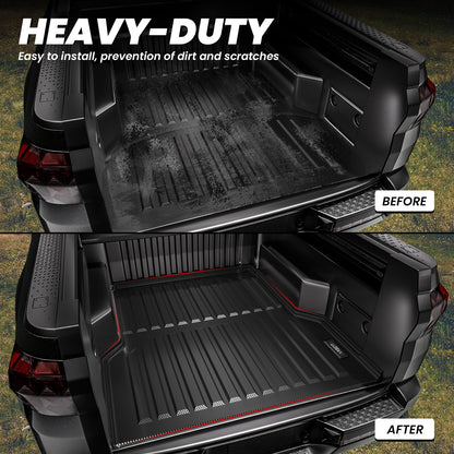 LASFIT Fit for 2022-2026 Hyundai Santa Cruz 4.3FT(52.1" ) Heavy Duty Custom Bed Mat