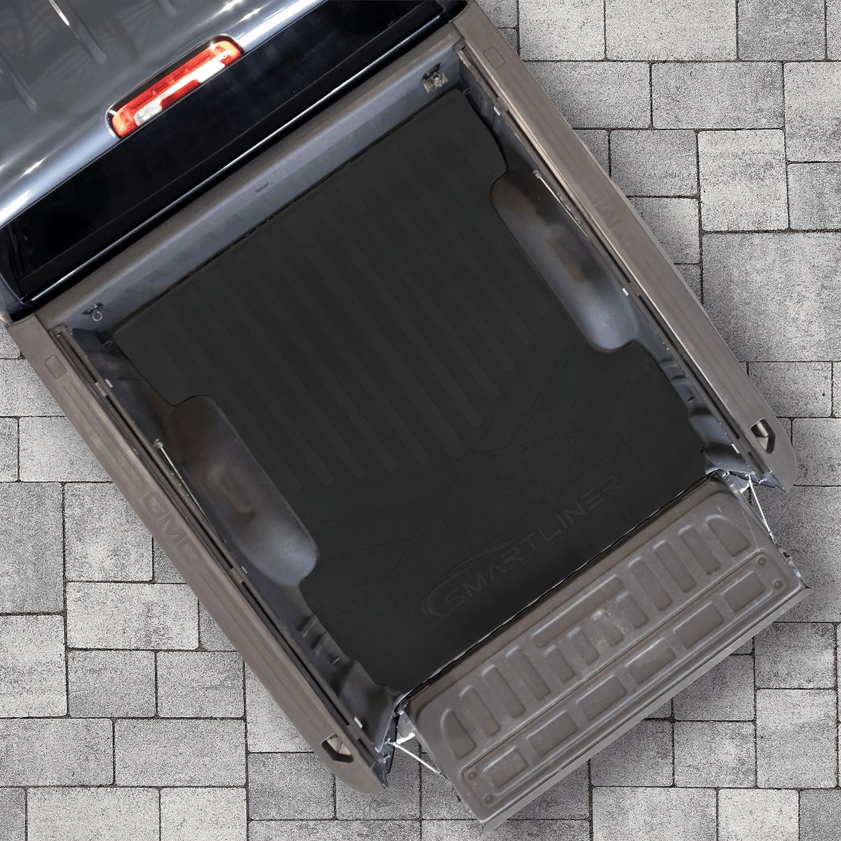 2014-2018 GMC Sierra 1500 Rubber Truck Bed Mats|Double Cab Models|SMARTLINER