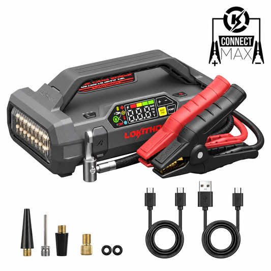LOKITHOR CONNECTMAX JA302 PRO Jump Starter with Air Compressor