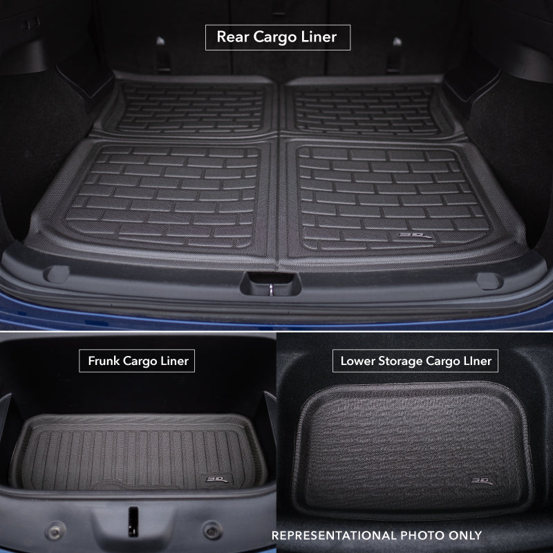 3dmats-usa FORD EXPLORER BLACK CARGO LINER (STOWABLE) 2002-2005