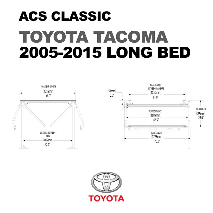 Leitner Classic Active Cargo System For Tacoma (2005-2025)