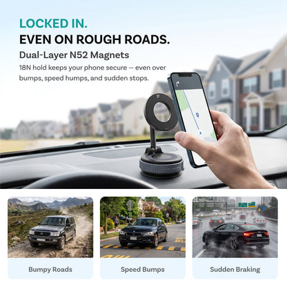 Ottocast MCM20 MagLock Pro Magnetic Car Mount