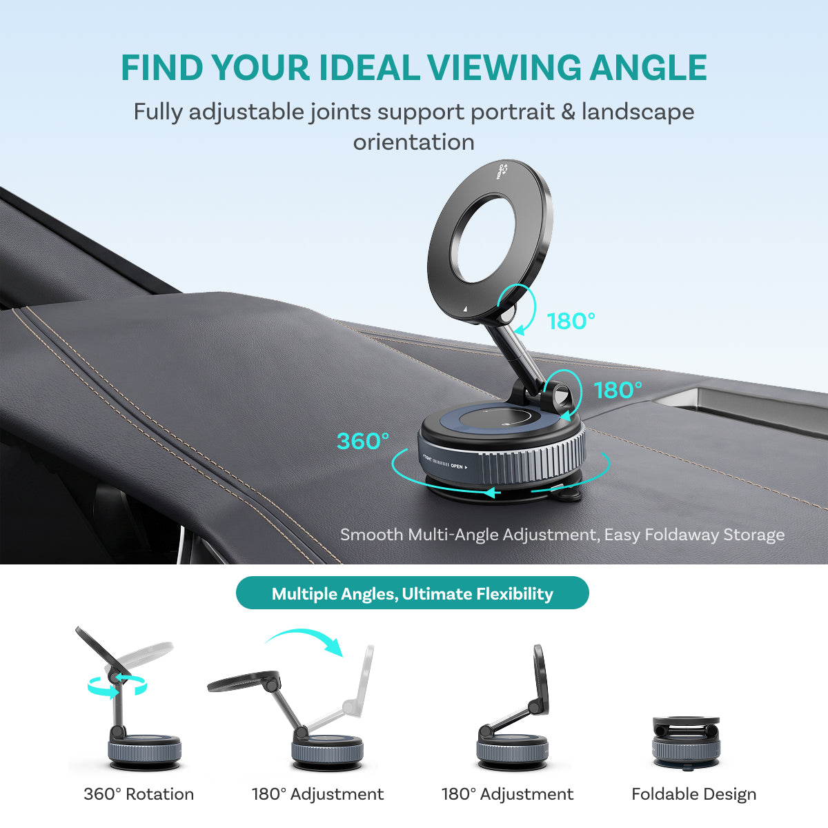 Ottocast MCM20 MagLock Pro Magnetic Car Mount