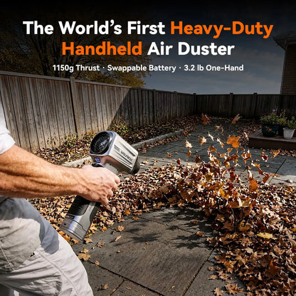 WOLFBOX MF500PRO Air Duster – Handheld Blower for Leaves & Outdoor Cleanup