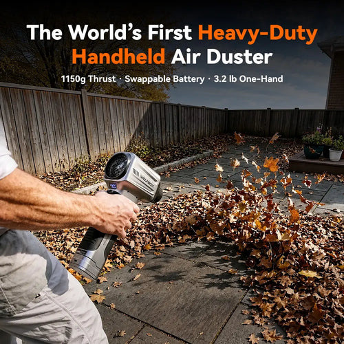 WOLFBOX MF500PRO Air Duster – Handheld Blower for Leaves & Outdoor Cleanup