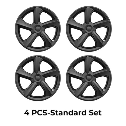 Yeslak 2025+ Tesla Model Y Juniper 19’’ Crossflow Wheel Cover Replacement | OEM-Style Black Rim Protectors