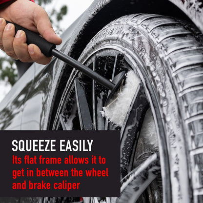 MaxShine Microfiber Soft Wheel Brush with Replaceable Cover
