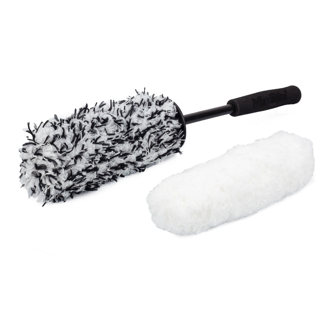 MaxShine Microfiber Soft Wheel Brush with Replaceable Cover