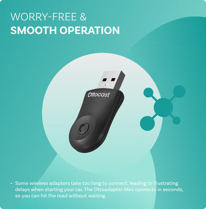 Ottocast Mini Wireless CarPlay/Android Auto Adapter
