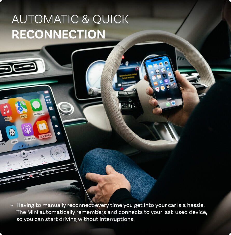 Ottocast Mini Wireless CarPlay/Android Auto Adapter