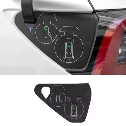EVBASE Model Y/3 Liquid Silicone Charging Port Waterproof Cover for Tesla All-Weather Outdoor Charging Protection