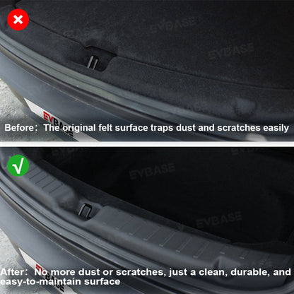 EVBASE Model Y Juniper Standard Rear Trunk Sill Bumper Guard Protector Scratch-Resistant TPE Protection Cover