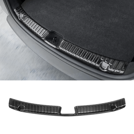 EVBASE Model Y Juniper Rear Trunk Sill Protector Stainless Steel Rear Bumper Guard