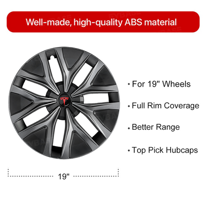 EVBASE Model Y/ Y Juniper 19 Inch Wheel Covers Performance-Inspired Wheels Hubcaps for Tesla